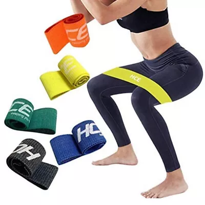 Fabric Resistance Bands  Exercise Power Bands For Gym Home Exercise Equipment • $12.99