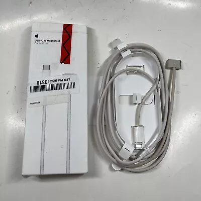 Used - Genuine Apple USB-C To MagSafe 3 Cable (2 M) 2 Meter - Silver - MLYV3AM/A • $21.99