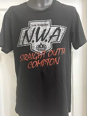 N.W.A. Brand Straight Outta Compton Men’s Black  T-Shirt Size Medium • $14.99