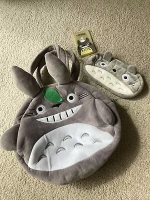 My Neighbour Totoro Plush Bag Purse And Pass Holder Cute Kawaii • £16.99