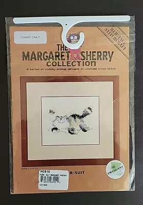 PURR-SUIT Cat Margaret Sherry Collection Cross Stitch CHART Only 2003 HERITAGE • $9.99