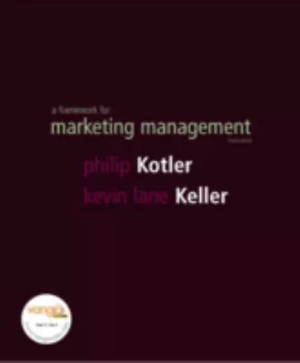 A Framework For Marketing Management Perfect Philip Keller Kevi • $5.02