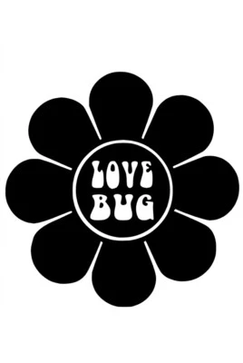 VW Love Bug Decal Vinyl 4 Inch You Pick Color • $4