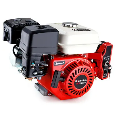 6.5HP Petrol Engine Stationary Motor OHV Horizontal Shaft Electric Start Recoil • $469