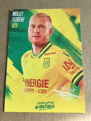 Florent Mollet France 🇫🇷 FC Nantes 2023/24 Unsigned • $29.99