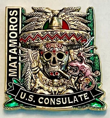 MSG-Det Marine Security Guard Detachment Matamoros Mexico Challenge Coin • $157.53