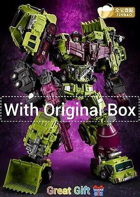 US SHIP-Jinbao Oversized Devastator Gravity Builder All Sets/Gift🎁/With Box  • $179.50