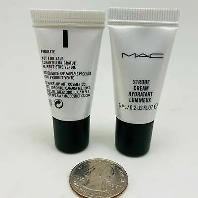 Mac Strobe Cream Hydratant Lumineux ~ Pinklite ~ 6 Ml / 0.2oz (lot Of 2) - NWOB • $9.88