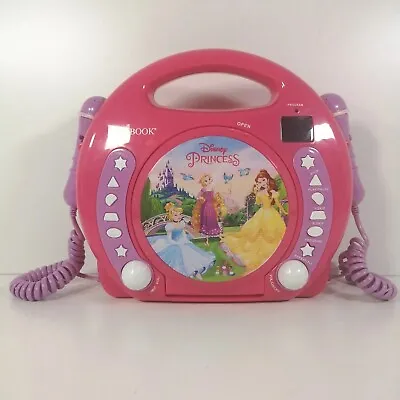 Lexibook Disney Princess CD Player Microphones Boombox Kids Karaoke RCDK100DP • £13.99