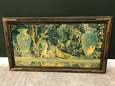 Maxfield Parrish Garden Of Allah Print With Period Frame Large 33-1/2  • $350