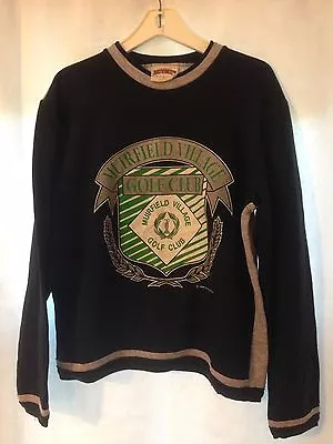 Vintage 1980's Muirfield Village Golf Club Sweatshirt Columbus Ohio Memorial Lg. • $42.65