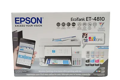 Epson EcoTank ET-4810 Inkjet All-in-One Printer - White • $209.95