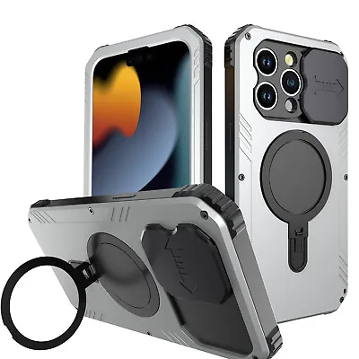 MagSafe Magnetic Metal Full Screen Case For IPhone 15 Pro Max 15 Plus Shockproof • $24.37