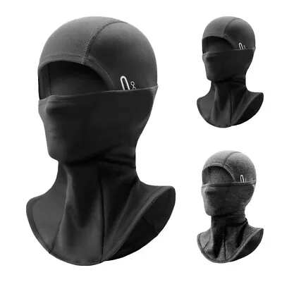Cycling Balaclava Face Mask Neck Warmer Winter Thermal Ski Mask Under Helmet Hat • $13.99