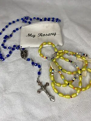 Vintage Lot Of 2 Rosary Catholic Rosary • $11.11