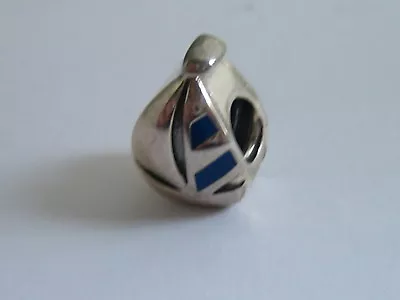 Chamilia Sailboat Charm 2020-0804 Sterling Silver 925 Blue Enamel Genuine • £14.99