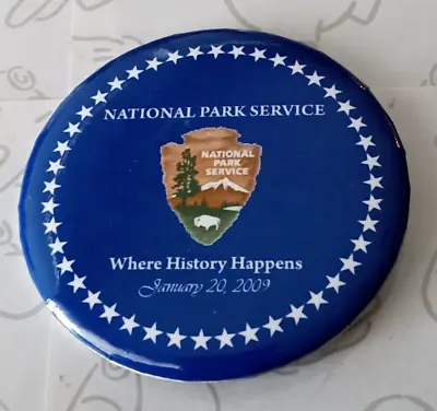 Barack Obama 2009 Presidential Inauguration Button Pin National Park Service • $17.99