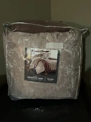 Martha Stewart 13 Piece Comforter Set Distressed Damask Queen Missing A Pillow • $139