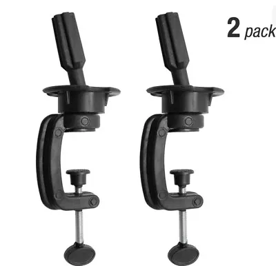 2 X Cosmetology Mannequin Head Wig Holder Stand Desk Table Clamp • $2.99