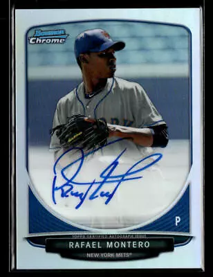 2013 Bowman Chrome Prospect Autographs Refractors #RM Rafael Montero /500 • $4.99