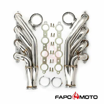 $179.99 • Buy FAPO LS Turbo Headers For 97-13 Corvette C5 C6 1-7/8  Forward Facing Up