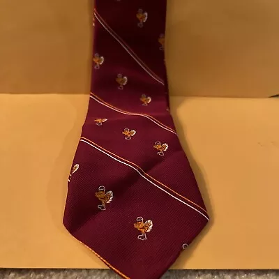 Virginia Tech Hokies University Dress Tie Football NCAA College • $2.99