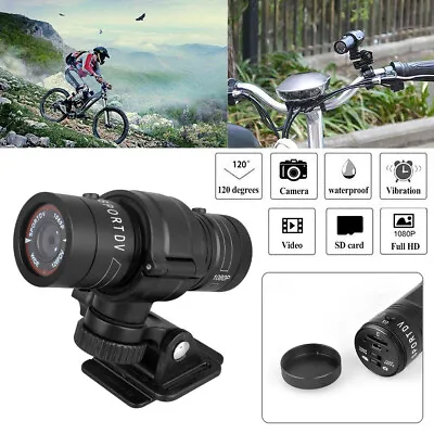 Waterproof 1080P Full HD Sports Action Camera MotorCycle Bike Helmet Mini CAM • $31.15