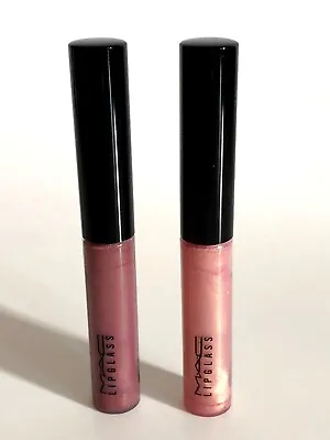 Mac Lipglass NYMPHETTE & LOVECHILD Lot X2 Lipgloss 0.8oz / 2.4g Nwob • $15.99