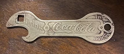 Vintage 1915 Drink Coca-Cola In Bottles Brass Opener   Estate Find • $59.99