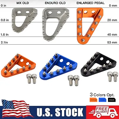 CNC Wide Brake Pedal Tip For KTM 250 350 450 500 EXC F XCF SXF SX XCW 2017-2023 • $9.49