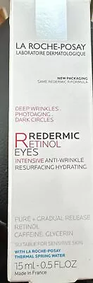 La Roche-Posay Redermic Retinol Eyes Intensive Anti-Wrinkle 15 Ml 0.5 Fl Oz. NEW • $18