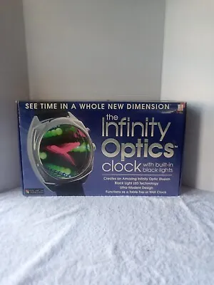 VTG RARE The Infinity Optics Clock With Built In Black Lights Pre Owned  • $169.99