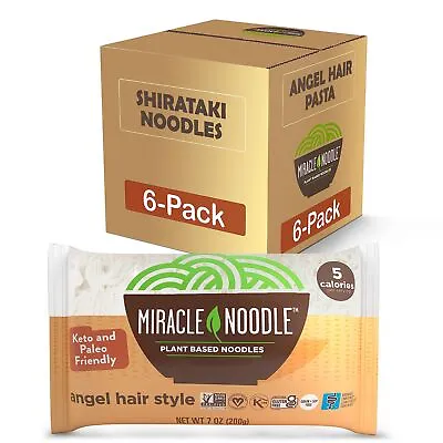 Miracle Noodle Angel Hair Pasta - Plant Based Shirataki Noodles Konjac Noodle... • $35.32