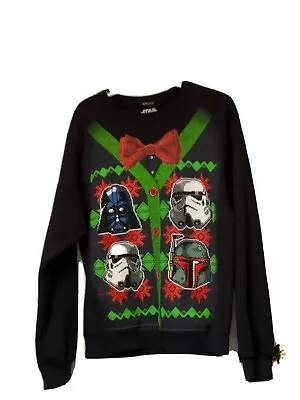 $14 • Buy Star Wars Santa Darth Vader Merry  Ugly Christmas Sweater Size Adult Small