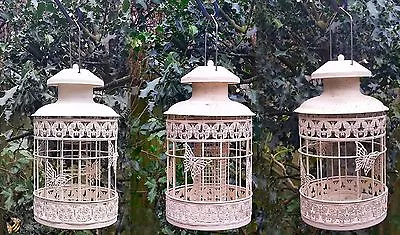 £20.99 • Buy Bird Feeder Seed Nut Fat Ball Metal Butterfly Squirrel Proof Hanging