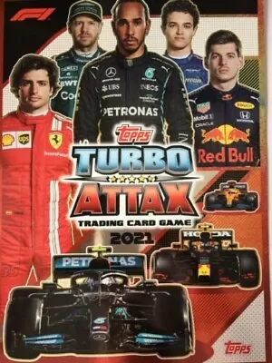 Topps F1 Turbo Attax 2021 BUY 4 AND GET 10 FREE • £1.25