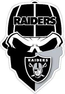 Las Vegas Raiders Skull Vinyl Decal ~ Car Sticker - For Walls Cornhole Boards • $1.99