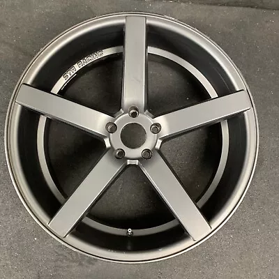 STR Racing 607 Matte Gunmetal Wheel Rim 22x9 Et30 5x120 HB72.6 BS6.25in • $489