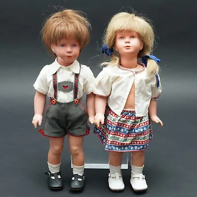 Schildkröt Käthe Kruse Dolls Boy+Girl Celluloid Mod. T40 50er Years 1.09GRÜ • $930.72