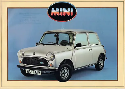 '84-'85 Austin Rover Mini Range Brochure Flemish Language From Belgium - RARE? • $7.49