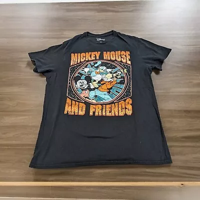 Disney Mens' Mickey Mouse And Friends Goofy Donald Pluto Galaxy T-Shirt • $19.99