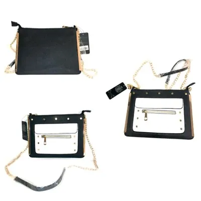 £14.99 • Buy Ladies Studded Cross Body Chain Bag Girls Metal Straps Fashion Handbag New Bags