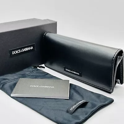 Dolce Gabbana Glasses Case Glasses Sunglasses Black Bag Leather New • $48.11