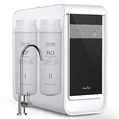 SimPure 600GPD Reverse Osmosis Tankles Water Filter System Under Sink TDS Reduce • $229.99