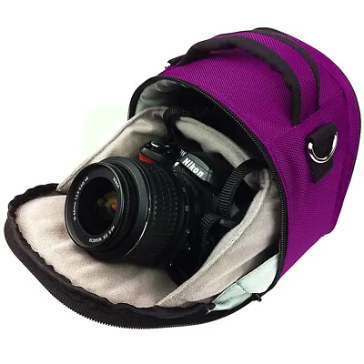 Nylon Travel Camera Carry Crossbody Bag For Canon EOS R5 / EOS R6 / M50 Mark II • $33.20