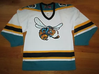 DEFUNCT Vtg 2000s Y2k Rio Grande Valley Killer Bees Minor League Hockey Jersey S • $149.99