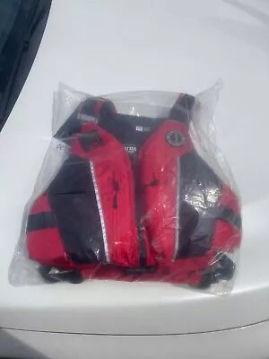 New W/ Tags MTI MUSTANG SURVIVAL Life Jacket Red / Black Adult XS / S • $49.99