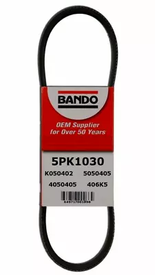 BANDO 5PK1030 Serpentine Belt-Rib Ace Precision Engineered V-Ribbed Belt  • $12.25