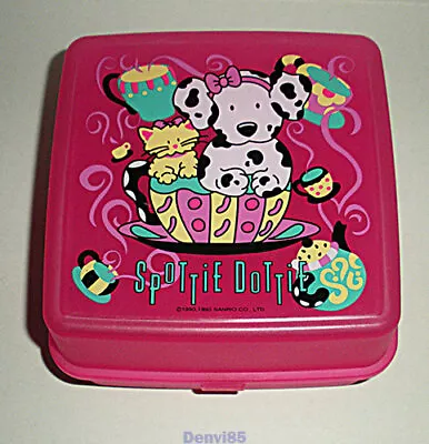 VINTAGE! 1995 Sanrio SPOTTIE DOTTIE Bento/Lunch Container! VERY HTF! • $34.99