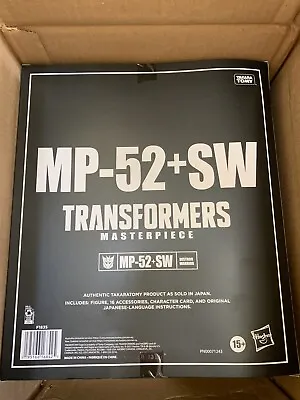 Transformers Masterpiece Edition MP-52+SW Skywarp 2.0 Action Figure NONMINT • $220.99